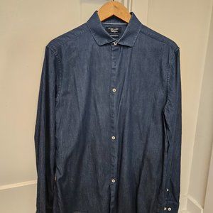 Original Penguin Navy Button Down